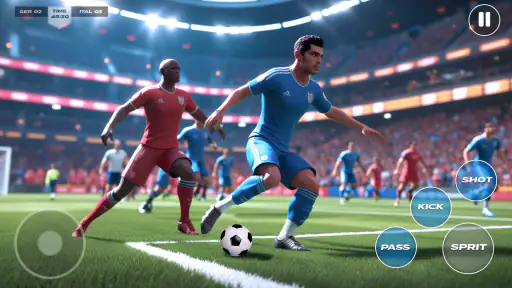 Match de football sur penalty screenshot 4
