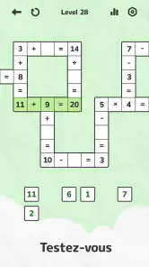 Math Crossword — Jeux de Maths screenshot