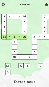Math Crossword — Jeux de Maths screenshot