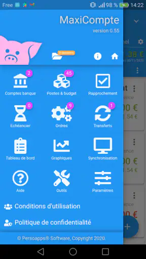 MaxiCompte : Gérer mon budget screenshot 1