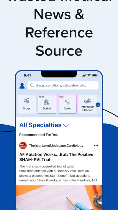 Medscape screenshot 1