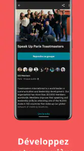 Meetup : événements locaux screenshot