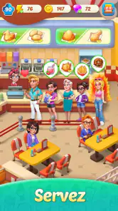 Merge Cooking Thème Restaurant screenshot