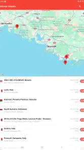 Mes Alertes de Séismes screenshot