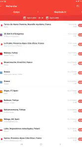 Mes Alertes de Séismes screenshot