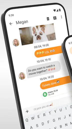 Messagerie SMS simple screenshot 1