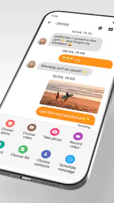 Messagerie SMS simple screenshot