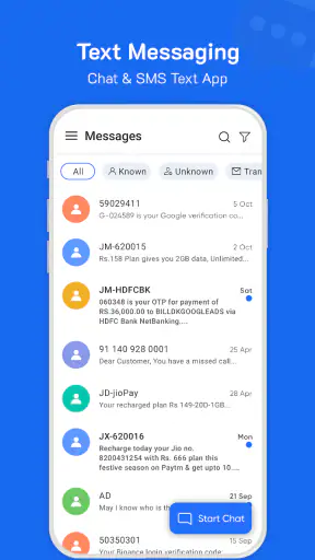 Messages: SMS & Text Messaging screenshot 1