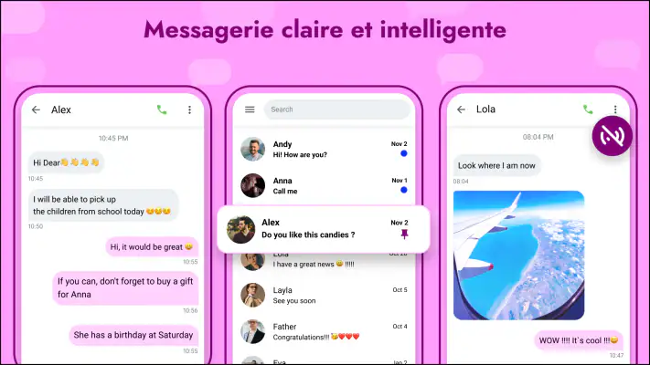 Messages - Texte Messaging screenshot 1