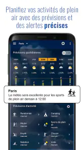 Météo et horloge transparent screenshot