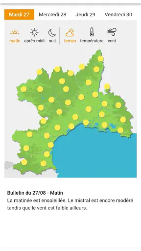 Météo Languedoc screenshot 1