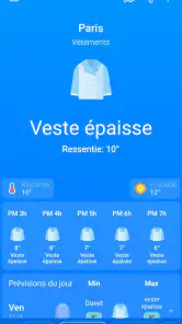 Météo, Prévisions: Weather Sky screenshot