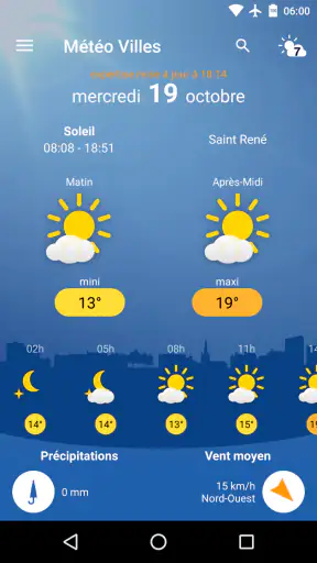 Météo Villes screenshot 1