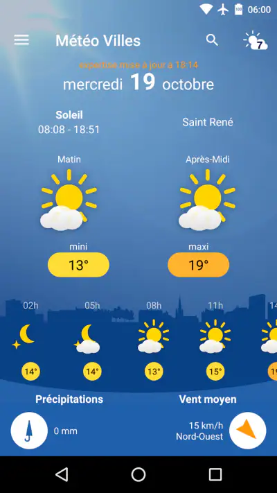 Météo Villes screenshot 1