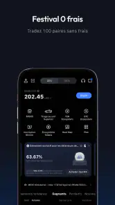 MEXC : Achat de BTC et crypto screenshot