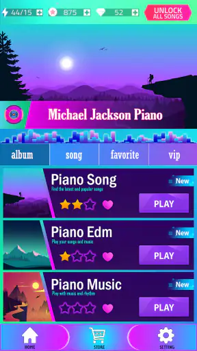 Michael Jackson - Piano Game screenshot 1