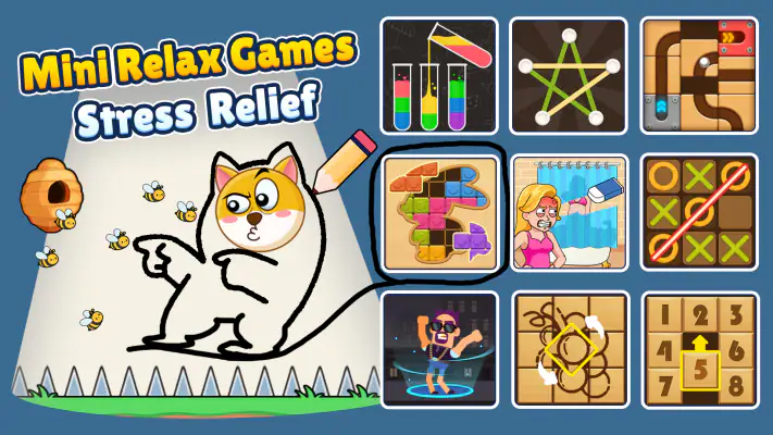 Mini Relax Games Stress Relief screenshot 1