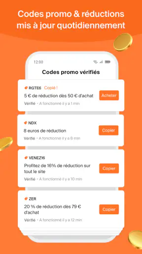 Mino: Codes promo automatiques screenshot 1