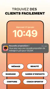 Mission à domicile Wecasa Pro screenshot