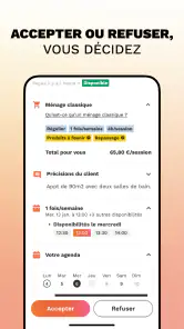 Mission à domicile Wecasa Pro screenshot