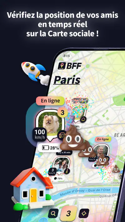 MixerBox BFF:Trouver mon ami screenshot 1