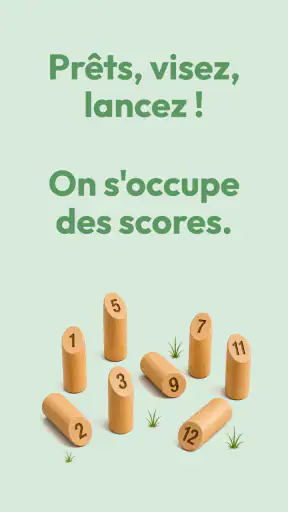 Mölkky Champion: Score & Stats screenshot 1