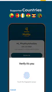 MoMo screenshot 1
