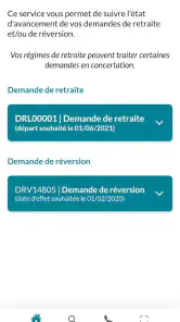 Mon compte retraite screenshot