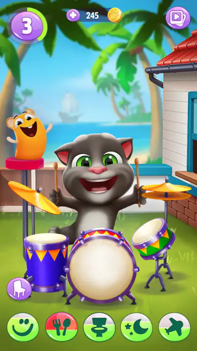 Mon Talking Tom 2 screenshot 1