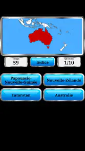 Monde Géographie - Jeu de quiz screenshot