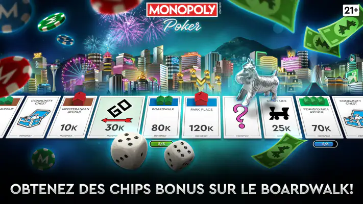 MONOPOLY Poker - Texas Holdem screenshot 1