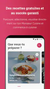 Monsieur Cuisine App screenshot