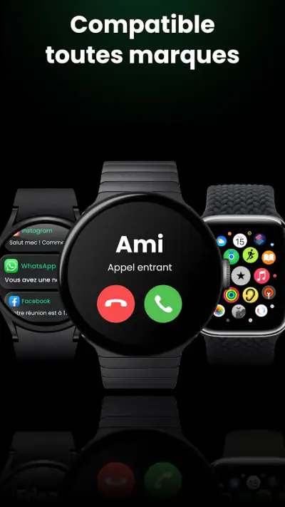 Montre Connectée - BT Notifier screenshot 1