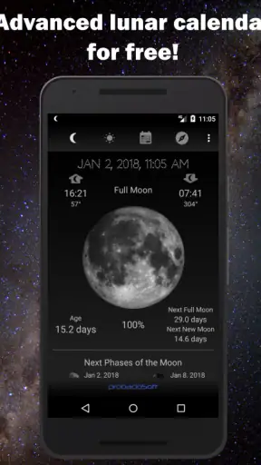 Moon Phase Calendar screenshot 1