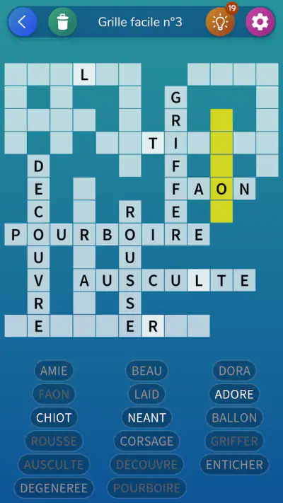 Mots Casés: Grilles illimitées screenshot 1