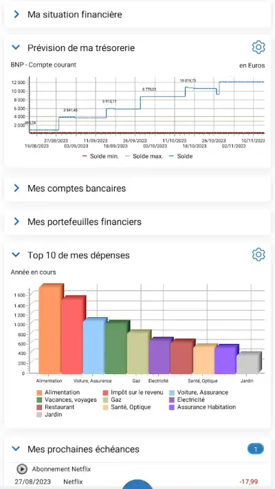 MS Comptes Bancaires Mobile 11 screenshot 1
