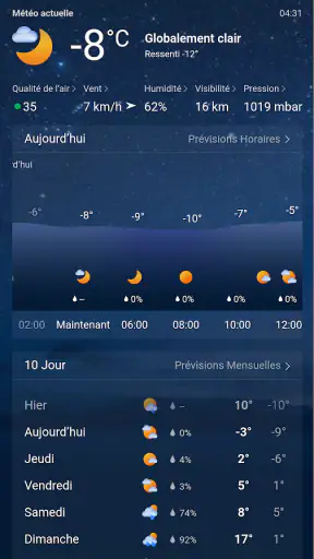 MSN Météo- Prévisions et screenshot 1