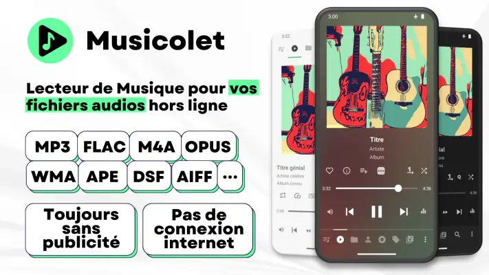 Musicolet Lecteur de Musique screenshot 1