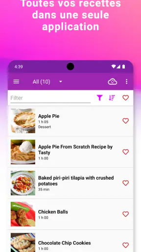 My Recipe Box: Mes recettes screenshot 1