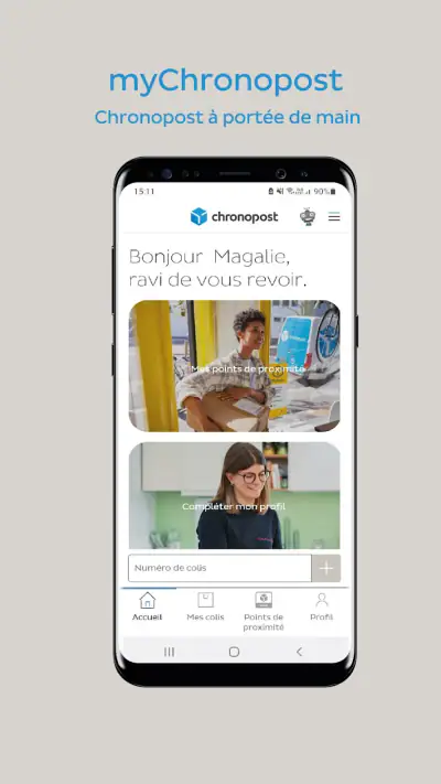 myChronopost screenshot 1