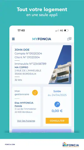 MyFoncia screenshot 1