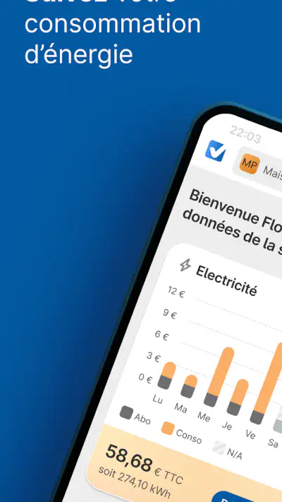 MySelectra Suivi Conso Énergie screenshot 1