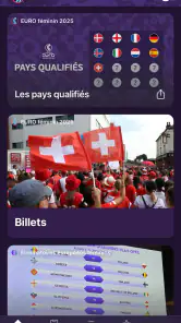 Nations League et EURO féminin screenshot