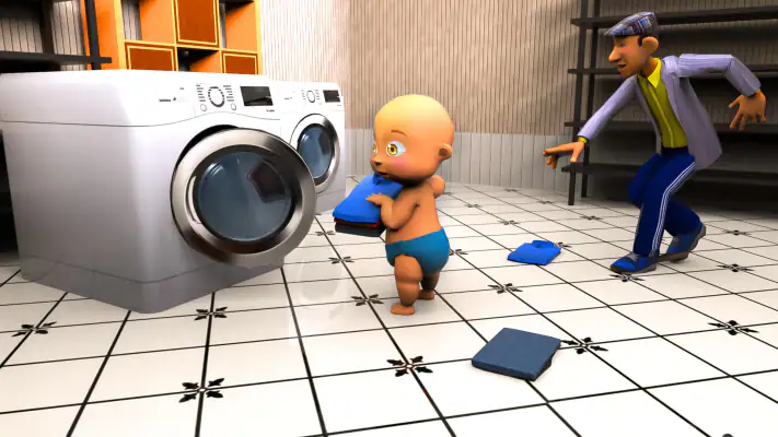Naughty Boy: Daddy Prank Game screenshot 1