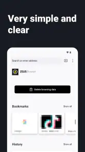 Navigateur Internet - ZEUS screenshot