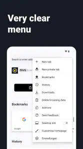 Navigateur Internet - ZEUS screenshot
