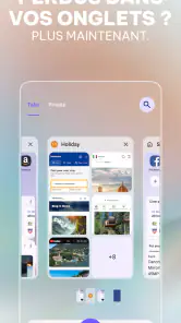 Navigateur Opera avec IA screenshot