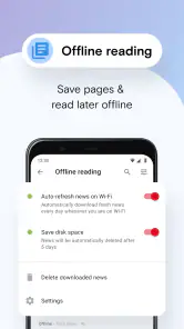 Navigateur Opera Mini bêta screenshot