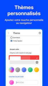 Navigateur Vivaldi : Rapide screenshot