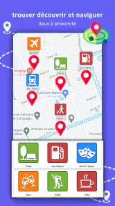 Navigation GPS, cartes et screenshot